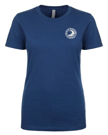 Maui Rippers Women's Blue Logo wave tee shirt 