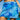 Short Sarong Wrap Skirt - Monstera Blue