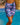 Tropical Dream board short with blue palm tree print by Maui Rippers