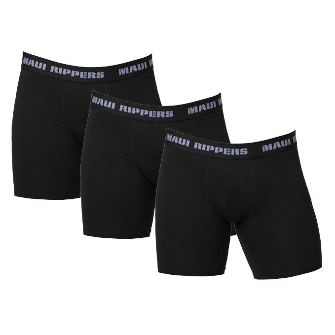 Gostoso Underwear - Solid Boxer Brief Black Underwear - CA-RIO-CA