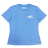 Women's blue UPF 50+ sunshirt