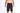 Black and Yellow extra long Niho Mano Tribal Below the Knee Board Short