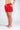 Red Waikiki Boardshorts by Maui Rippers with White Drawstring