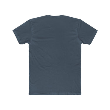 Paradise Found - Men's Cotton Crew Tee - Indigo Blue Graphic T-Shirt