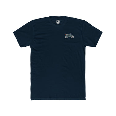 TOKO BAGUS TEE - Men's Cotton Crew Tee - Deep Blue Graphic T-Shirt