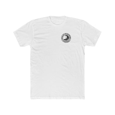 Wave Crest Cotton Tee - White