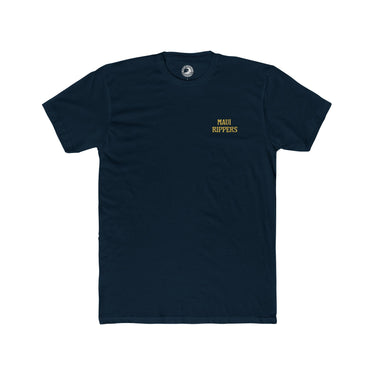 Catch A Vibe - Men's Cotton Crew Tee - Midnight Navy Graphic T-Shirt