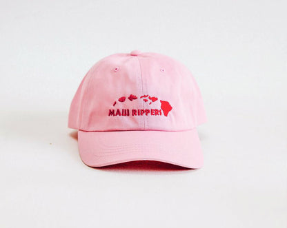 Maui Rippers Embroidered Dad Hat - Pink