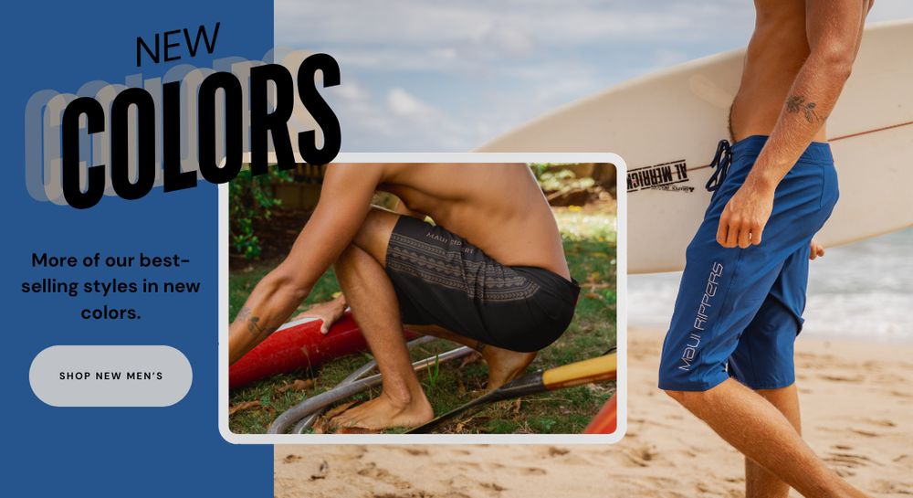 Maui Rippers Board Shorts and Lifeguard Uniforms