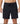 Men's l7" black lifeguard boardshorts with a drawstring waist and cargo pockets.