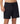 17" Black boardshorts with a drawstring waist and cargo pocket.