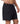 Black boardshorts, featuring a large cargo pocket and drawstring waist.