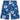 Mens 24 inch hawaiian floral boardshorts flatlay 