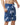 Blue Hawaiian Floral Boardshorts with durable cargo pocket