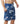 Blue Hawaiian Floral Boardshorts with durable cargo pocket