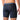 Back side of men's black underwear boxer briefs 