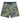 Flatlay of maui rippers mens reef camo cargo pocket boardshorts in the 21 inch 