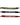 three pack of maui rippers neoprene sunglass cords. One camo, one black, and one red 