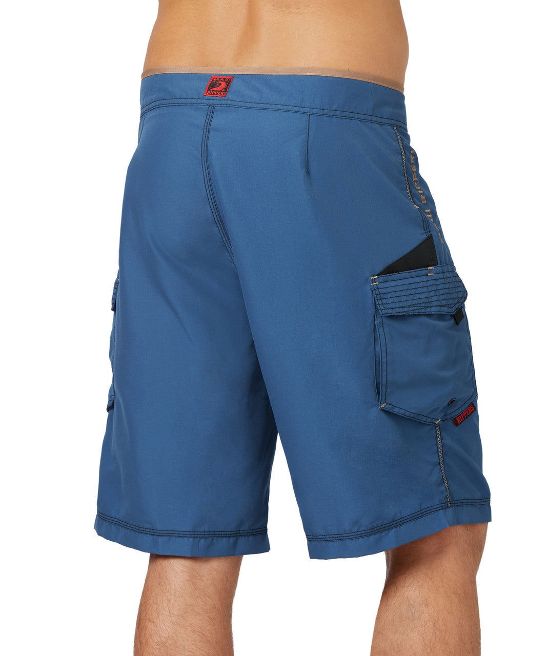 Maui Rippers Men's Board Shorts - Octo Tako, Triple Stitch Quick Dry Men's  Swim Trunks (28, Grey)
