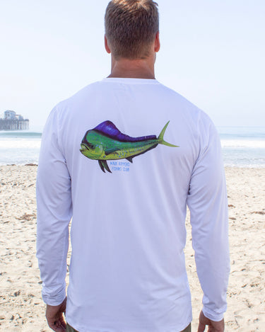 Reelaxin'-Seas the Day Performance Dry-Fit Fishing 50+ Sun Protection Shirts  -Reel Fishy Apparel