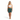 Women's Plus Size 1X Boardshort in Emerald Green by Maui Rippers 