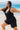 Women plus size swim short black Riviera stretch fabric