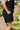 Women plus size swim short black Riviera stretch fabric