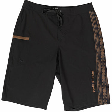 Tribal Black Extra Long 24" Stretch Boardshort