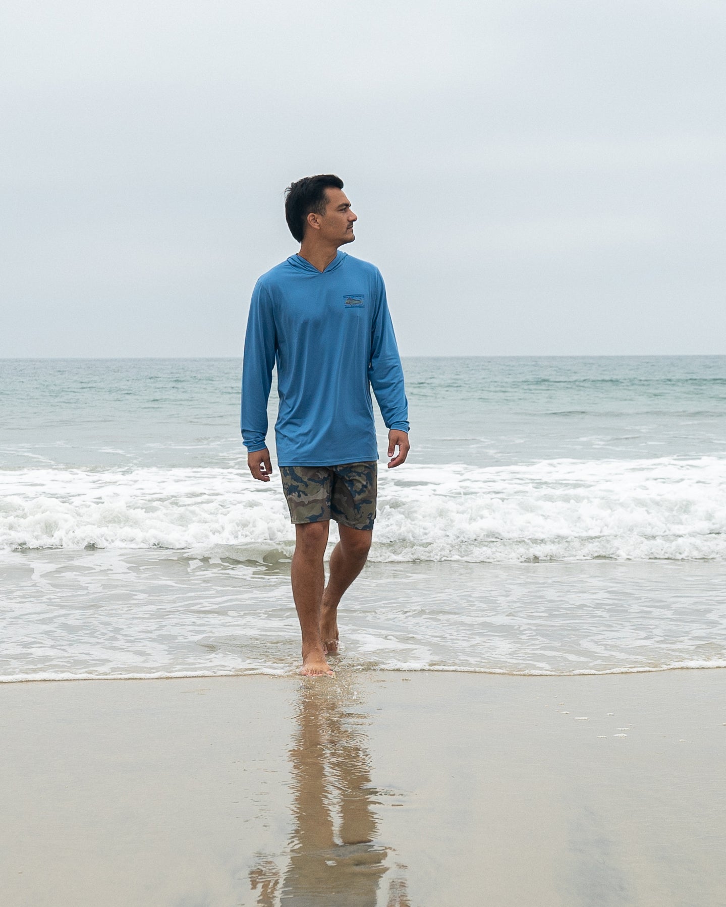Chemise homme Reel Life grande série Sun Ray Defender manches longues Chemise homme Reel Life grande série Sun Ray Defender manches longues