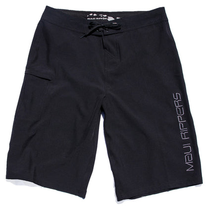 Maui Rippers black very long boardshorts 24" outseam