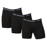Pack of 3 men's maui rippers cotton boxer briefs in black
