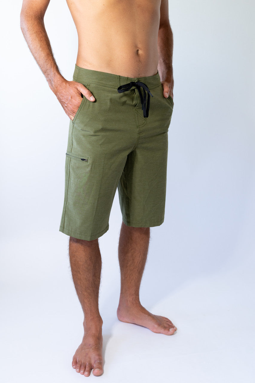 Moss Extra Long 24" Hybrid Boardshort