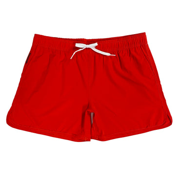 Red 5" Waikiki Boardshort