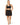 Women plus size swim short black Riviera stretch fabric