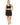 Women plus size swim short black Riviera stretch fabric