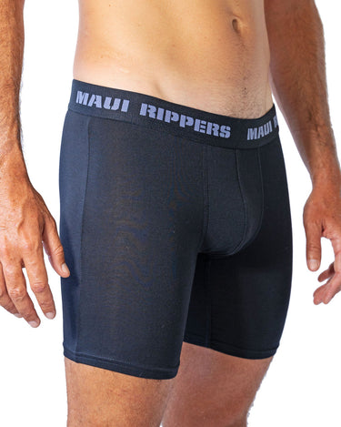 Maui Ripper's Men's Black Premium Cotton Boxers