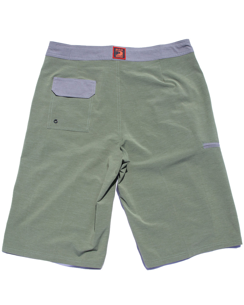 Maui Rippers Mens 21 Olive Slash Pockets Hybrid Board Walkshort Size 38