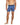 Men's Premium Underwear Modal Cotton Boxer Briefs Blue Front