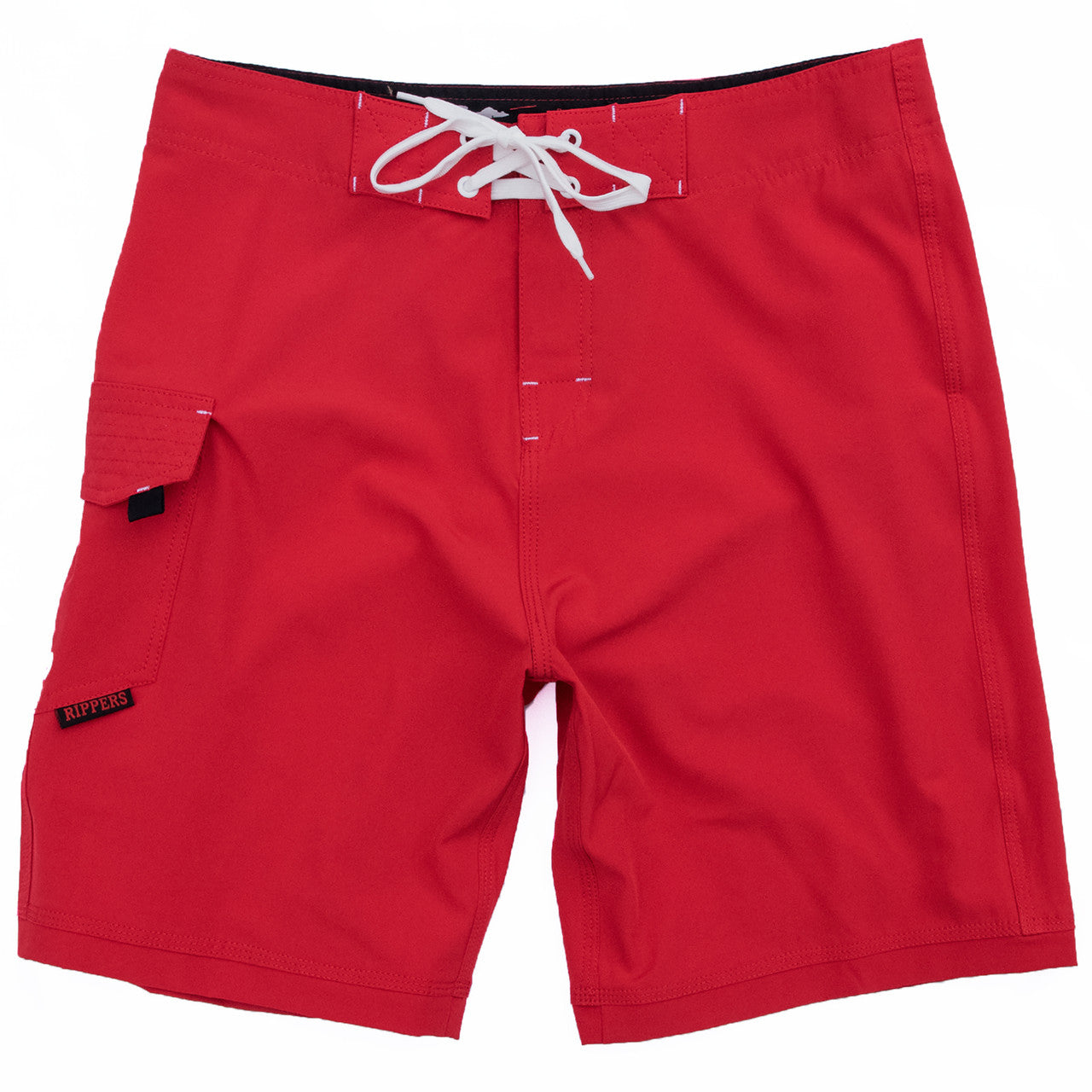 Lifeguard boardshort Uniform Red Stretch swim trunks United States Lifeguard Association  approved