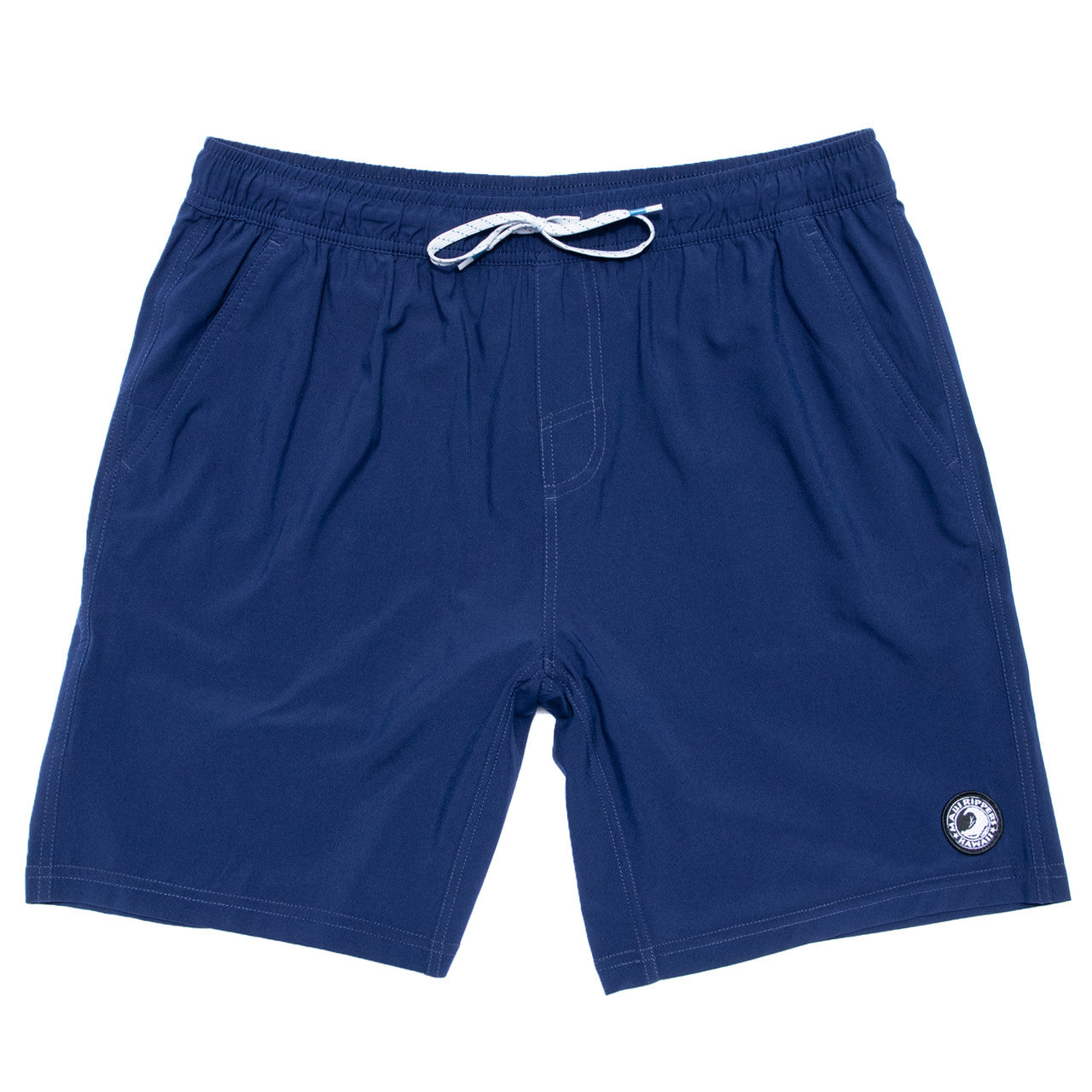 Men's Navy Blue Performance Workout Shorts for Fitness, Running, Training 